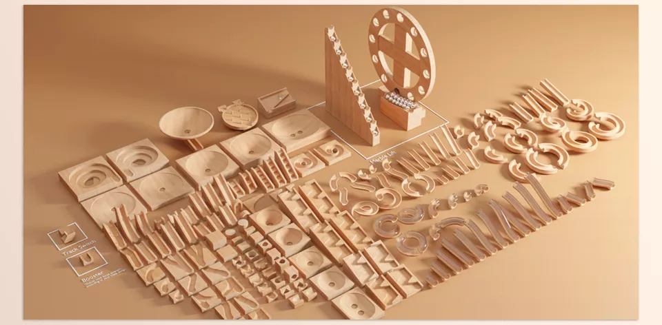 Marble Run Kit - Intuitive Design