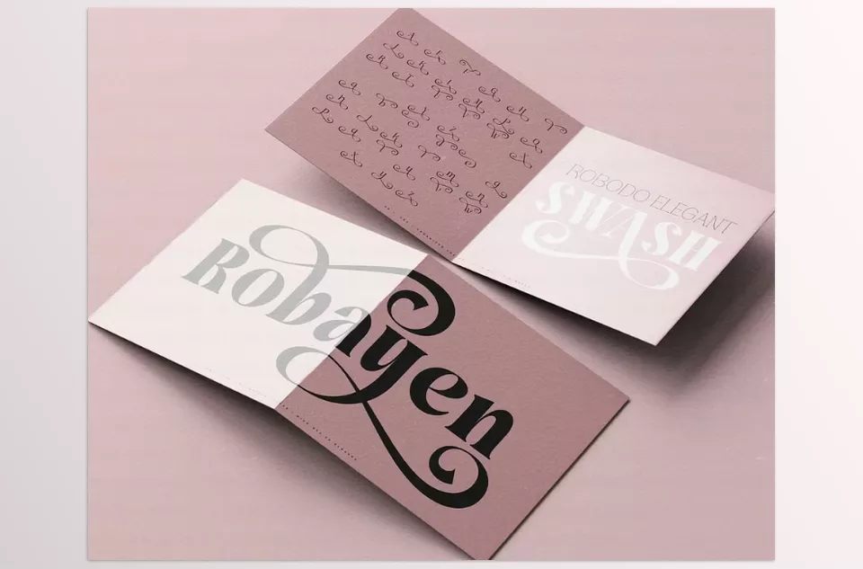 Robodo Serif Font Family - The fonts feature beautifully curved serifs, lending a classic yet contemporary feel to any project.