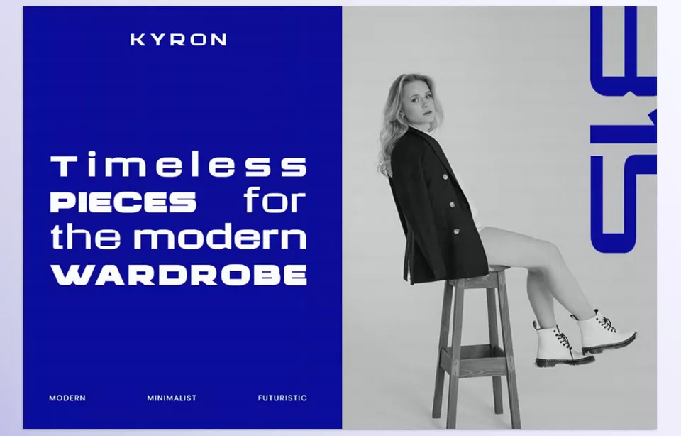 Kyron Futuristic Modern Font - Its clean lines and balanced structure make Kyron perfect for a wide range of uses.