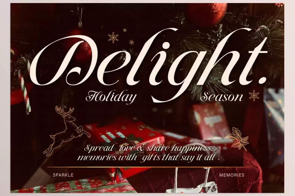 Creative Market - The Clasedus - perfect for invitation, greeting cards or any seasonal design