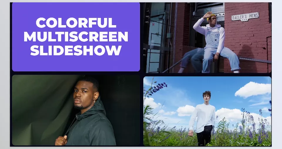 Multiscreen Slideshow Inspiring - Create stunning, dynamic slideshows with smooth transitions and plenty of media placeholders.