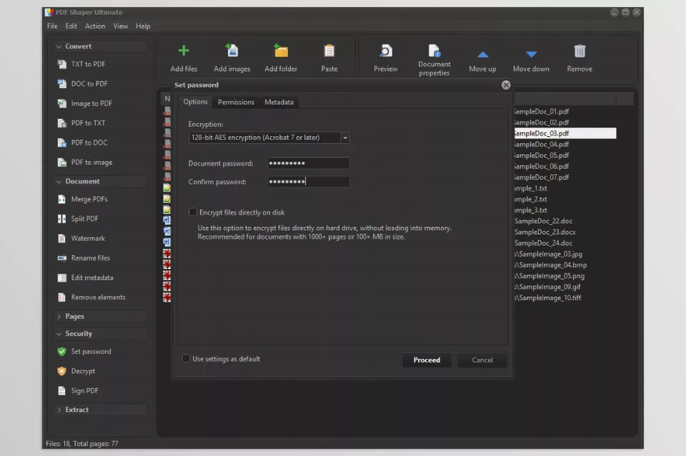PDF Shaper - Convert PDFs to various formats