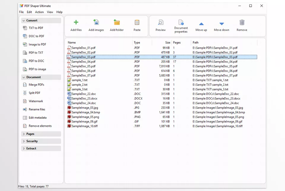 PDF Shaper - Essential utilities