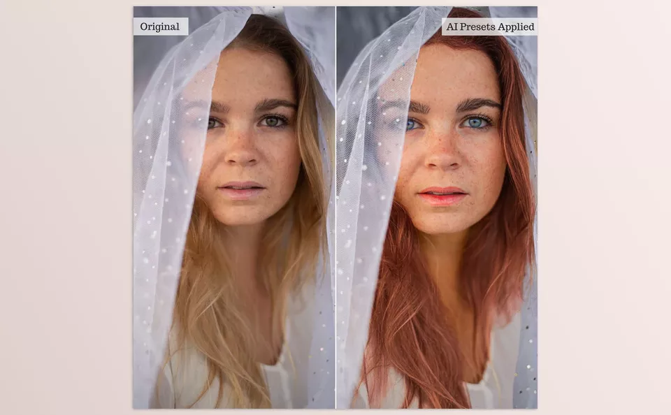 Luxe Portrait AI Adaptive Retouch Toolkit Lightroom Presets - Cleanly enhanced features