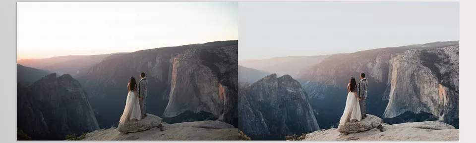 Yosemite Presets - Blue shadows, warm highlights.