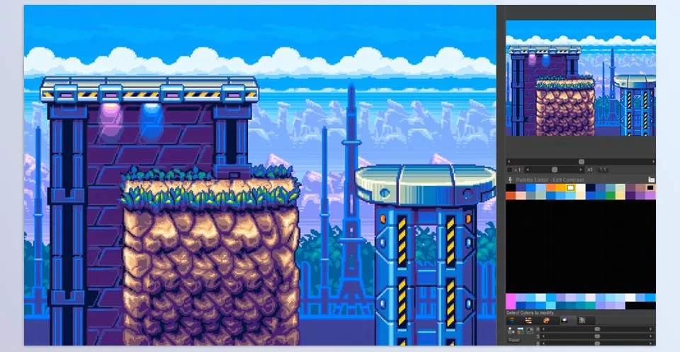Pro Motion NG - Refined pixel artwork