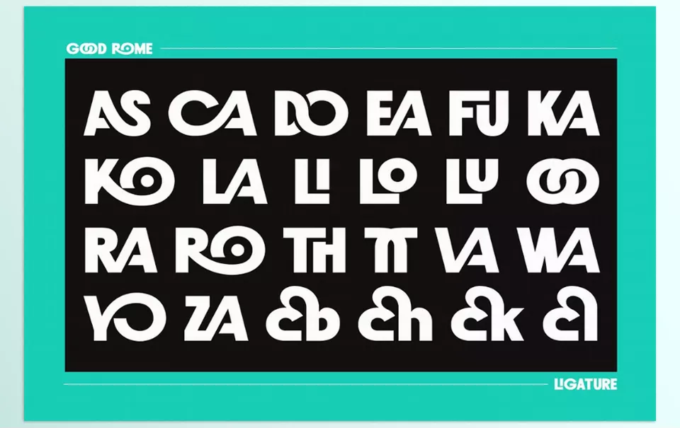 Good Rome The Future of Sans Serif - Clean and elegant typography