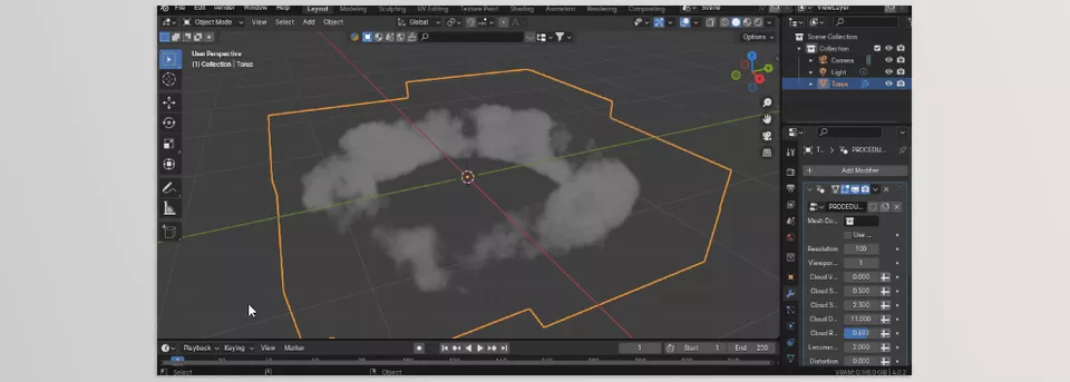 Blender - Easy Clouds - Customize, optimize, and fill your scene with realistic clouds in just a few clicks!