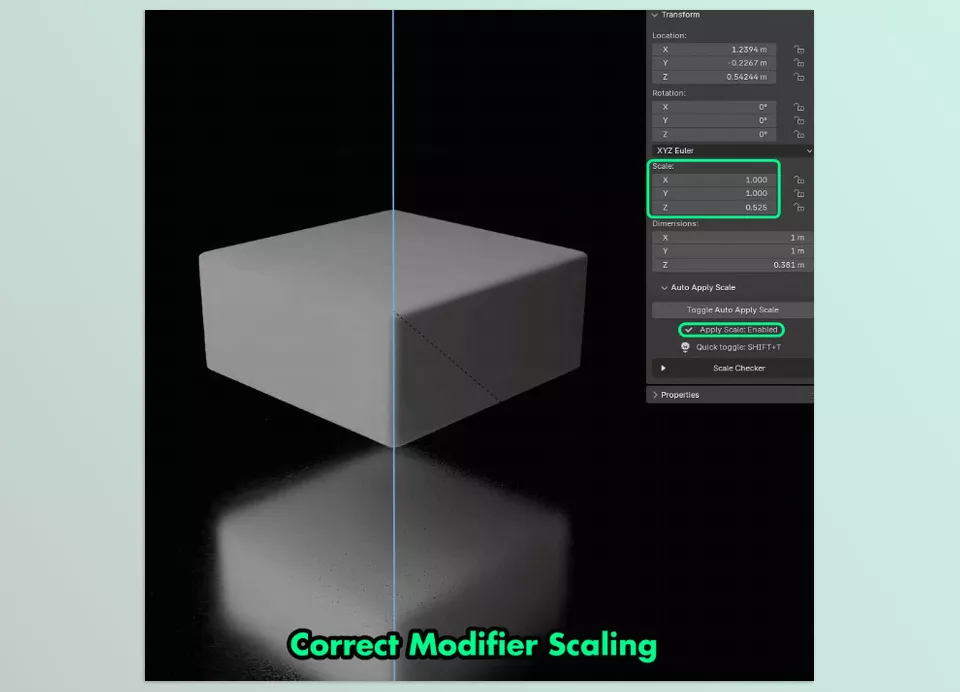 Auto Apply Scale - Adjust Modifier Scaling.