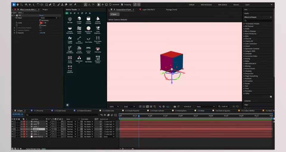 Motion Tweaks - Quickly add 3D effects and control paths with ease.