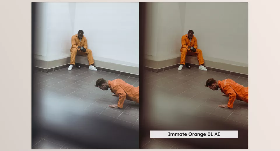 Artstation - 20 Prisoner LUTs and Lightroom Presets - Transform your visuals with cinematic prison-inspired tones.