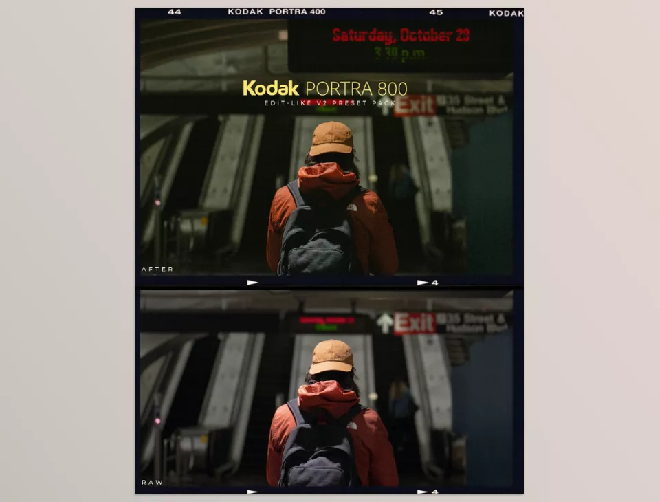 Analog Premium Preset Pack - Cinematic Aesthetic