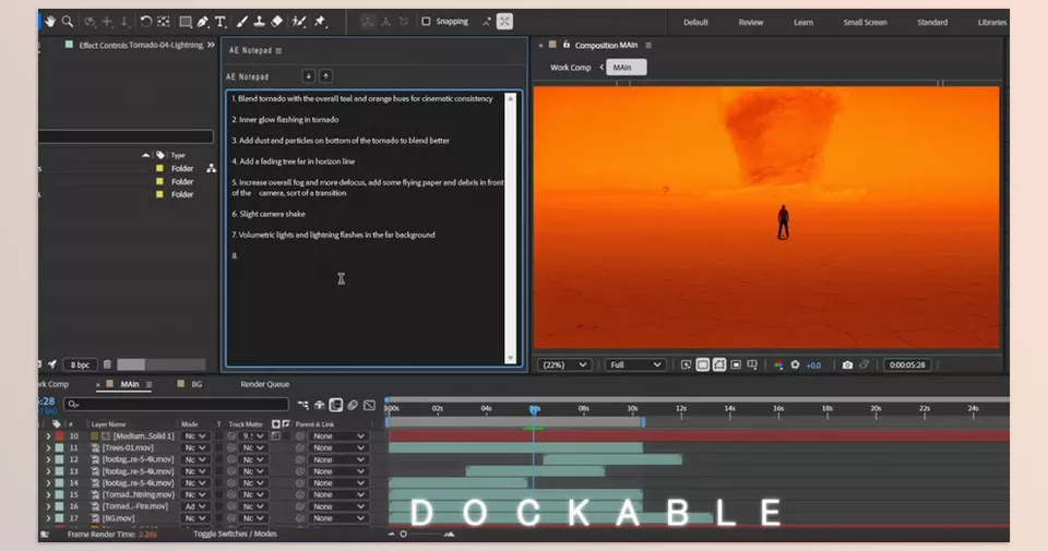 AE Notepad - Maintain your creative momentum without interruption.