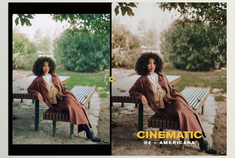 Cinematic Lightroom Presets and LUTs - film-inspired tones