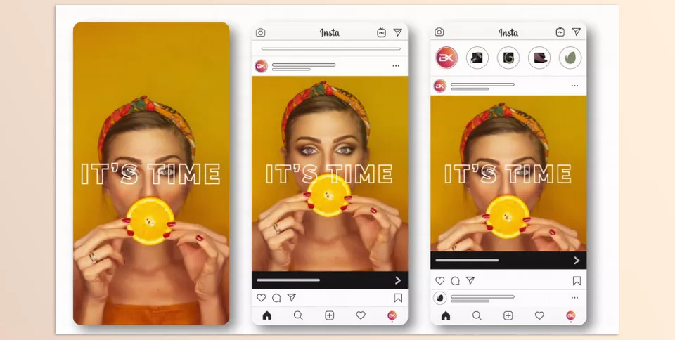 Vertical Clean Slideshow - Tailor the text, colors, and images to add a personalized touch.