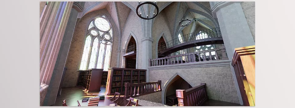 Blender - Classic Library for Blender Eevee and Cycles - Realistic lighting and detailed furniture designed for both Eevee and Cycles.
