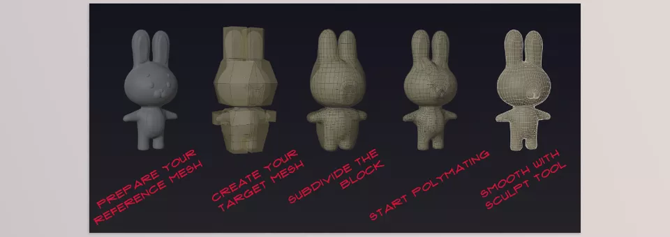 Blender - Polymating - Polymating integrates with Blender’s sculpting tools for a smooth retopology workflow.