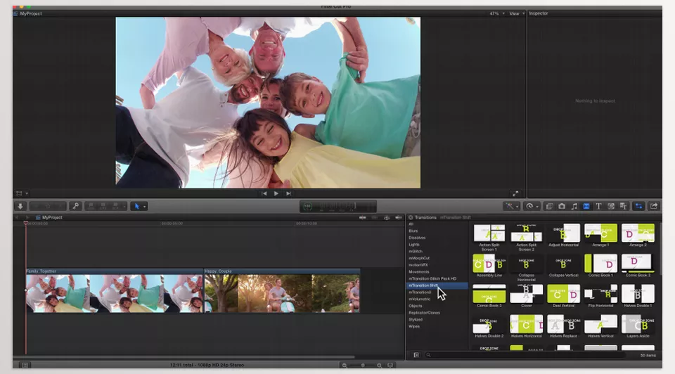 MotionVFX - mTRANSITION QUAKE for Final Cut Pro X - Bring intensity to your edits with high-energy quake transitions!