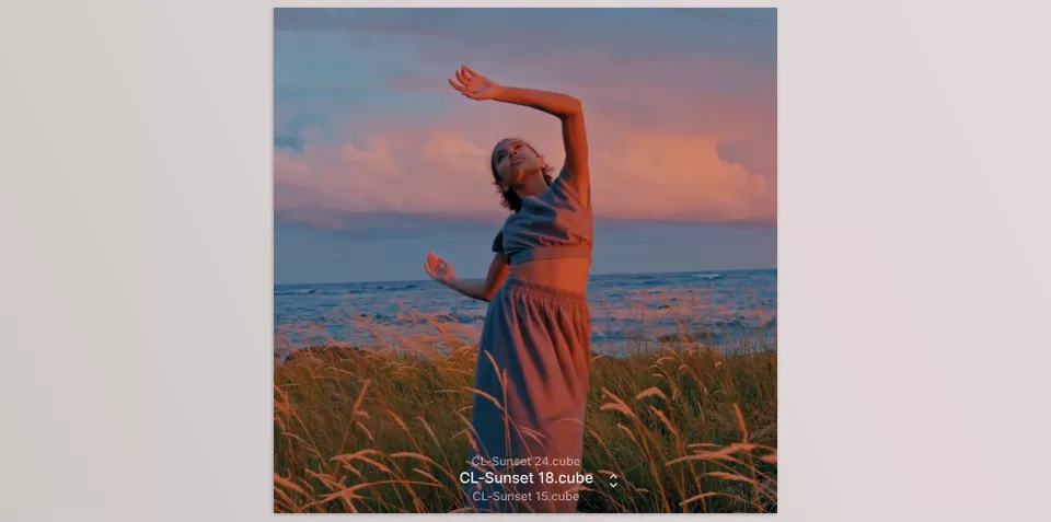 Pixflow - CL Sunset Coloring LUTs - Compatible with all major editing software for seamless colour grading.
