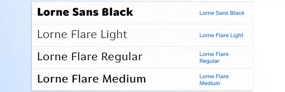 Lorne Font Family - Designed to shine in editorial and creative works, this versatile type family adapts seamlessly to a range of applications.