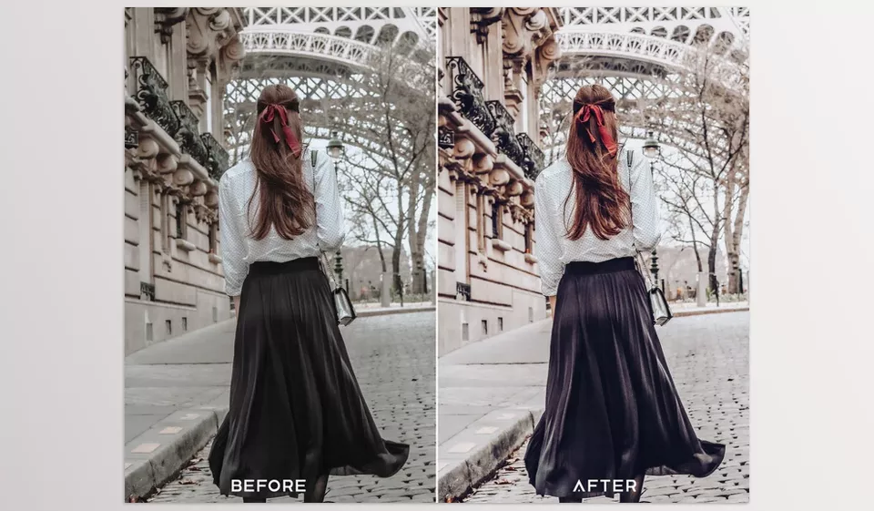 Boho Vibe Preset Collection - A dreamlike quality that wraps the scene in warm, vintage tones, perfect for any wanderlust-inspired moment.