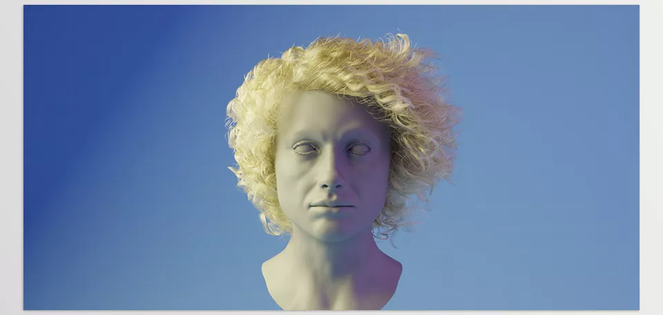 Hairflow Simulate Blender's New Hair System - Create realistic hair animations with full control over wind, gravity, and physics settings to achieve dynamic effects.