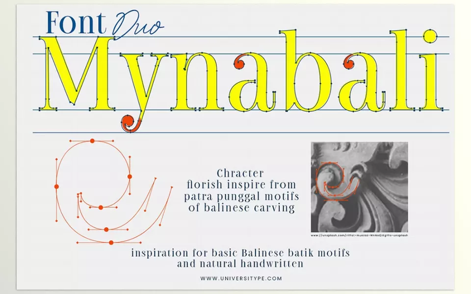 UT Mynabali Font Duo - Designed to leave a lasting impression with every letter.