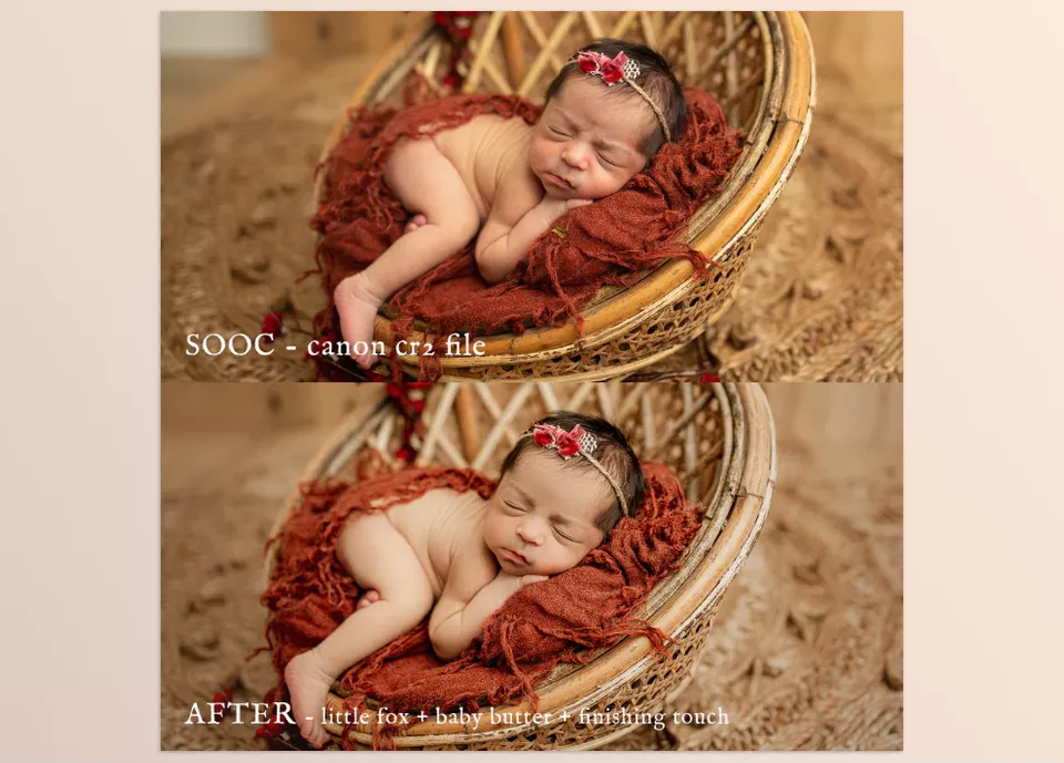 Little Fox Lightroom Presets - Soft skin tones and a cosy warmth that wraps every moment in a timeless glow.