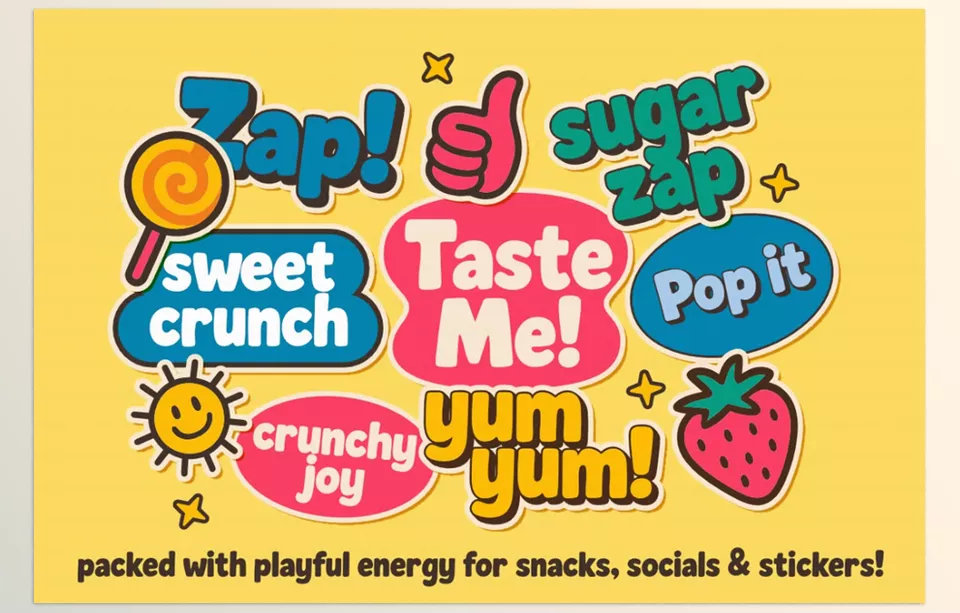 Roarpop Fun Bold Font - Add a burst of energy to your designs with a font that speaks playfulness and confidence.