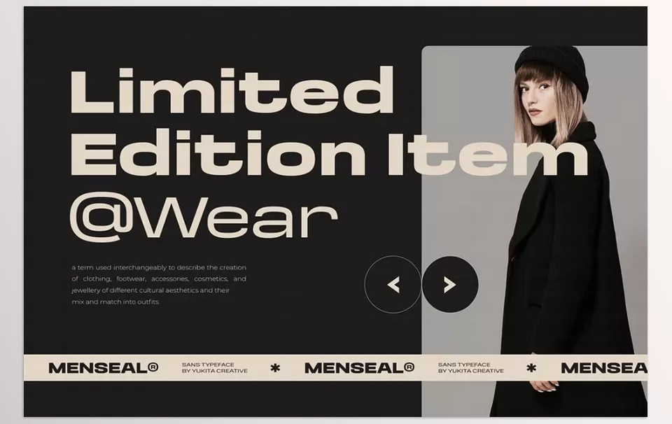  Menseal Family Font - Where sharp design meets fearless expression