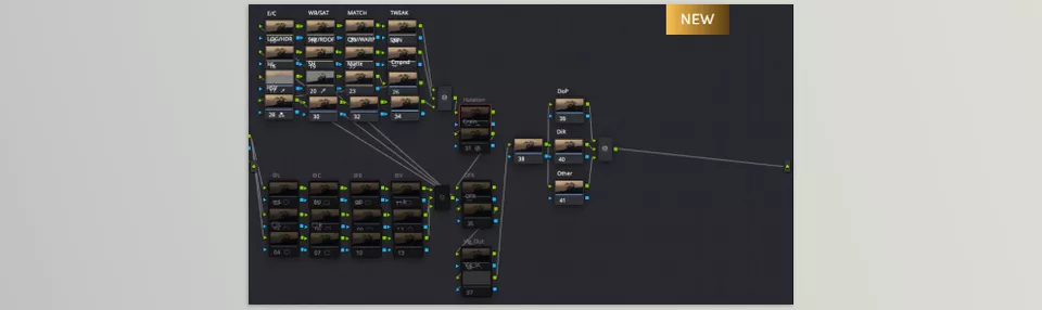 JustKay Davinci Node Structure - Unlock the tools used by top filmmakers to achieve cinematic color grading with a meticulously crafted node setup for a seamless editing experience.