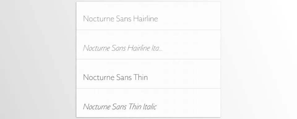 Nocturne Sans Font Family - A harmonious blend of tradition and modernity.