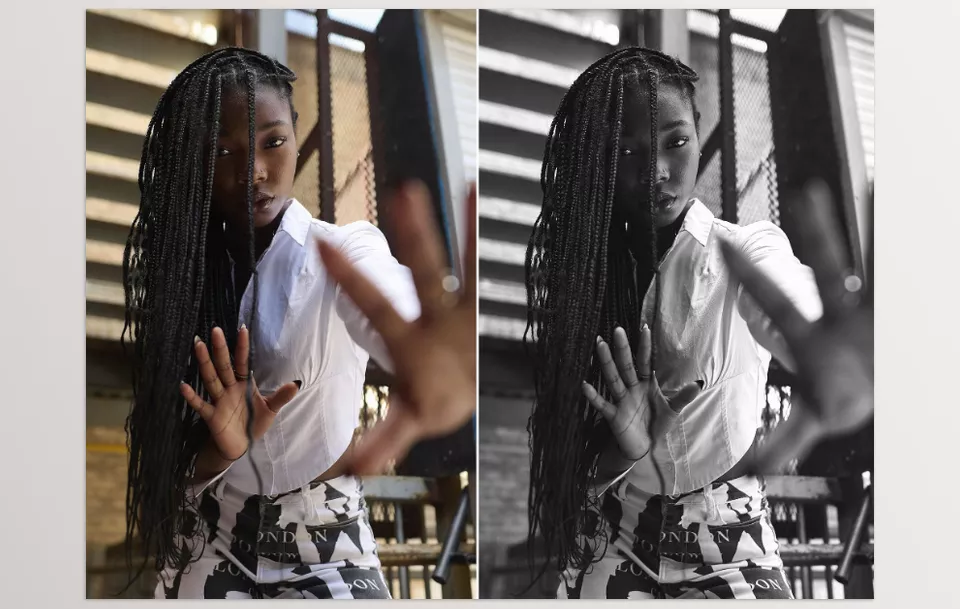 Lightroom Presets + Profiles Collection v4 - A timeless black and white finish that brings emotion to every frame.