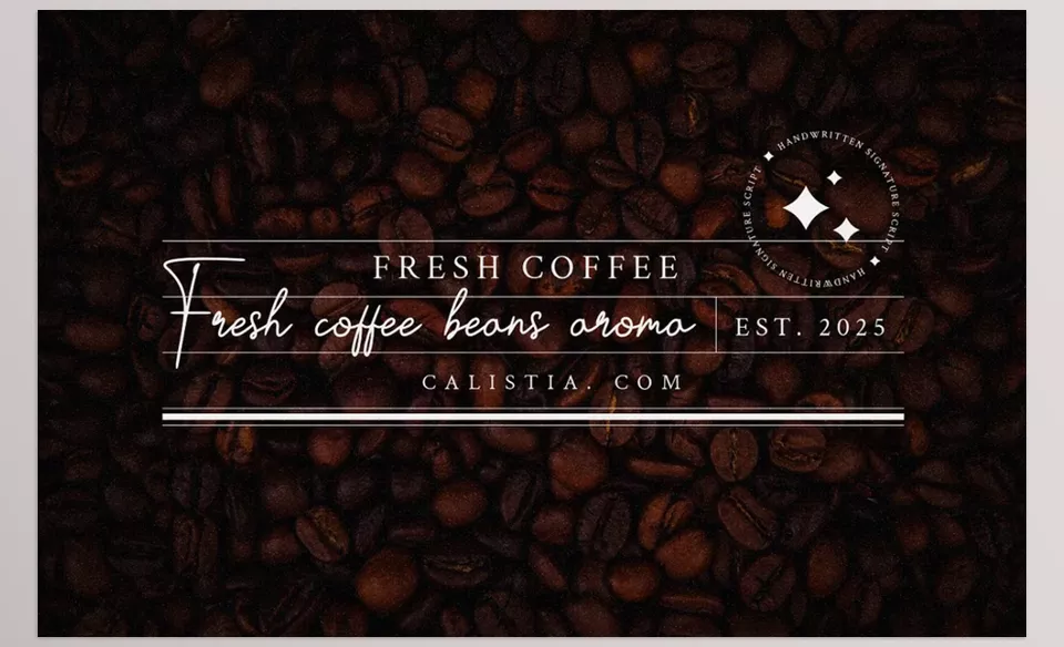 Calistia Signature Font - Bring sophistication to your project with this exquisite and versatile font.