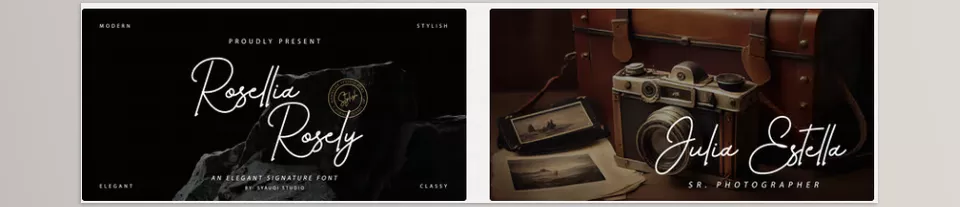 Rosellia Rosely Font - Its font is ideal for anyone who wishes to enjoy crafted elegance more because it lends style to anything it is used on.