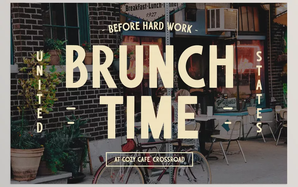 Trankco Display Font - This style fits best on a project with a nauseating twist.