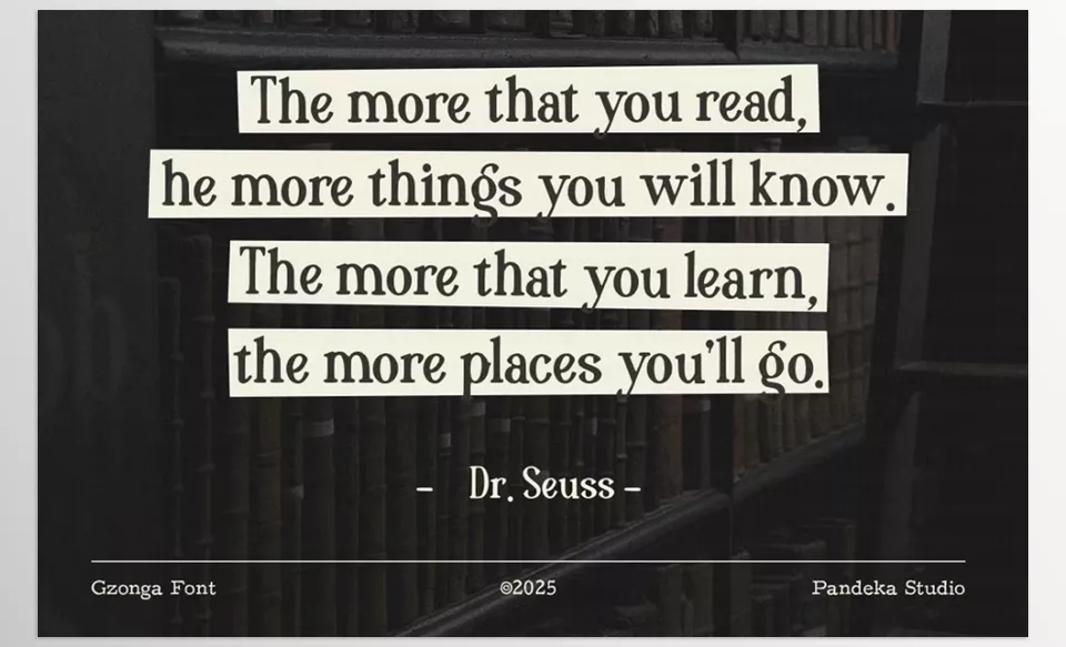 Gzonga Retro Charm Serif - The luxury and vintage typeface will add to your brand identity.