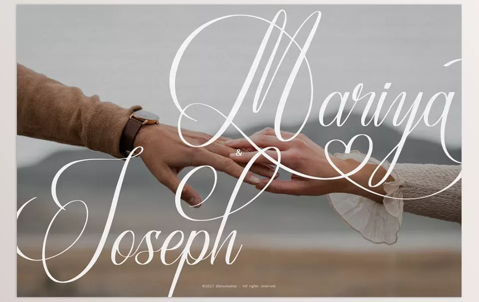 Creative Market - Defalliya Wedding Calligraphy - Versatile usage, Ideal for many creative works, functions, and responsibilities.