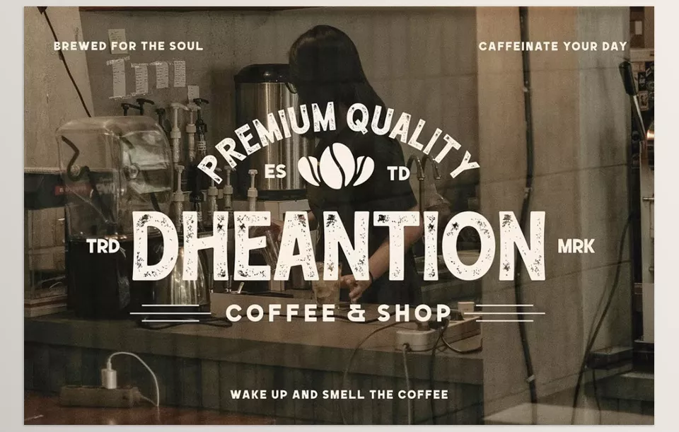 Creative Market - Kianubi - Vintage Font Typeface - Use this modern and stylish font to create brilliant designs.