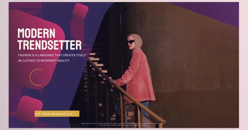 Modern Fashion Trends After Effects - This customizable slideshow is the definition of modern elegance.