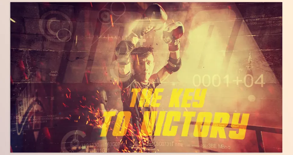 Fight Night for After Effects - Use bold presentation by glitch and grunge for Fight Night.
