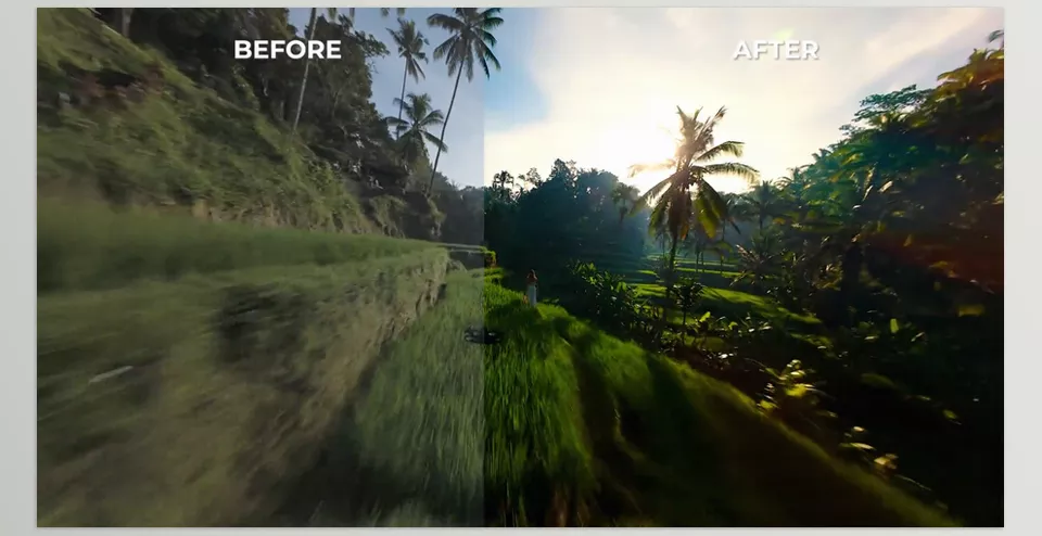 DJI AVATA 2 - Infuse your morning shots with a warm, golden glow that feels like the first light.