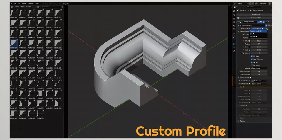 Sweep Modifier Addon - Enjoy clean controls, real-time feedback, and the freedom to experiment across projects.