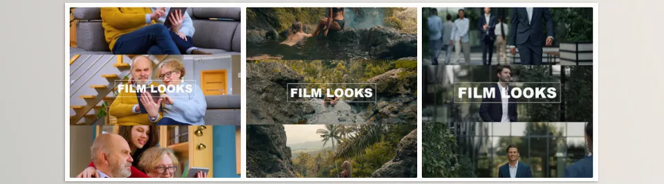 Cinematic LUTs for Sony S-log Videos - Transform your video footage using rich cinematic lavished tones with soft highlights and shadows to convey depth.