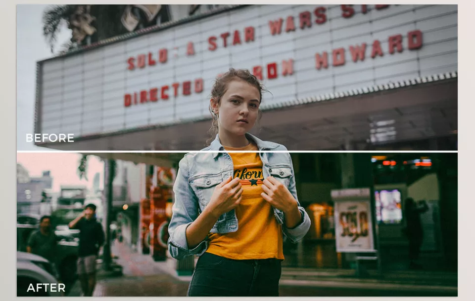 Cinematic Lightroom Presets Collection - Use these simple yet effective presets to unlock cinematic transformations of your images within seconds.