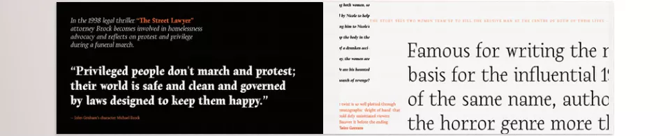 Rebuke Font Family - Elegant and versatile, this font family brings a signature flair to editorial spreads.