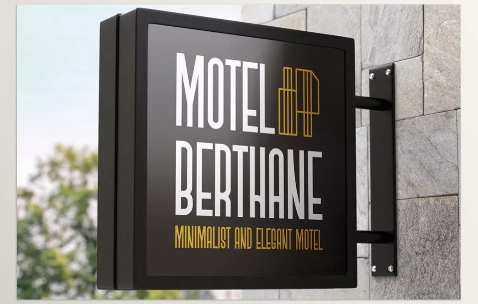 Bradome Modern Tall Sans Serif - With this modern font, sprucing up your logos and business cards becomes easy.