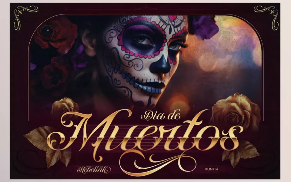 Rebelink Font - Parts of gothic charm fused with artistic flair give one-of-a-kind products.