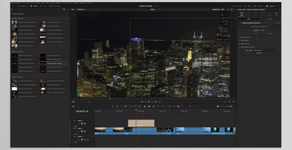 mStyle Cinematic for FCPX - mStyle Cinematic for FCPX - Seamlessly interwoven transitions to elevate storytelling.