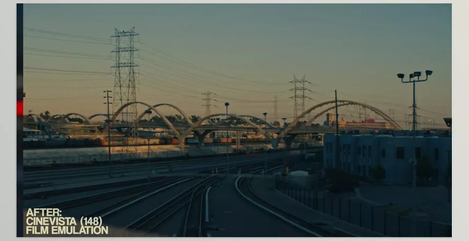 CINEVISTA Film Emulation - Your footage will undergo a stunning cinematic transformation.